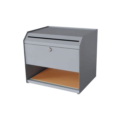 Sandusky Lee Steel Suggestion Box, Gray 8011